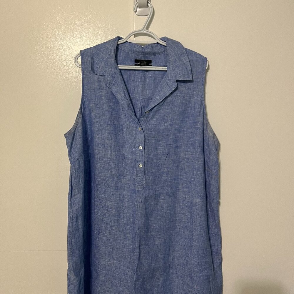 Tahari linen dress